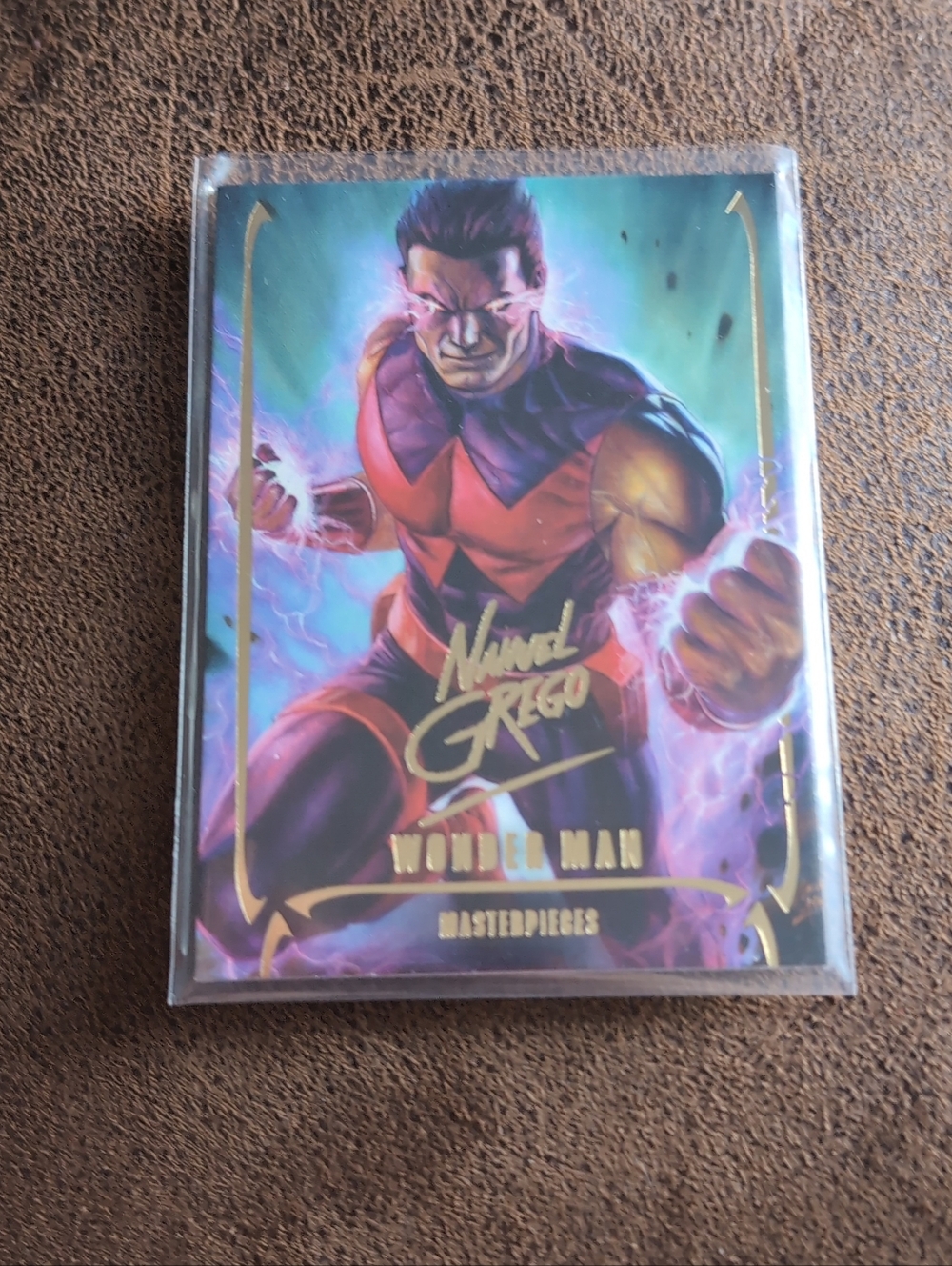 1$ Add On⭐ Marvel Masterpieces Nahuel Grego Wonder Man Gold Foil